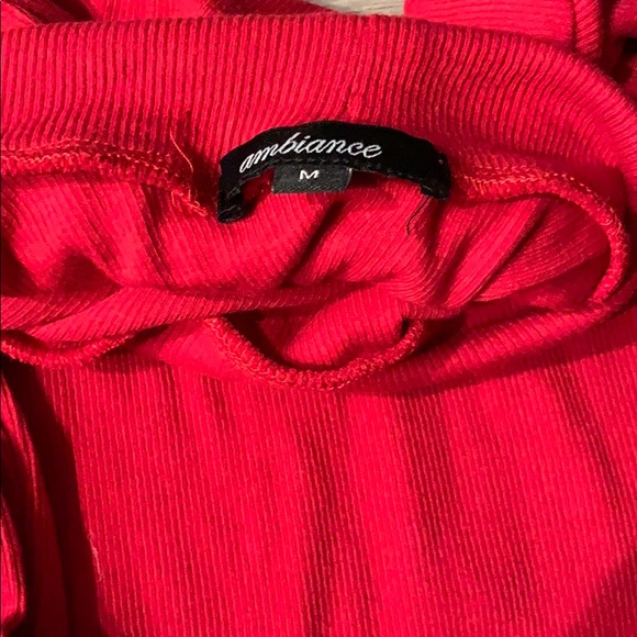 Red Ribbed Long Sleeve Turtleneck FINAL PRICE 🎉🎉 - Picture 3 of 3